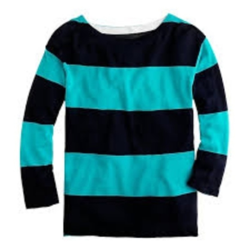 J Crew Linen Blend Boatneck